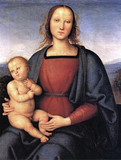 Madonna col Bambino da Pietro Perugino